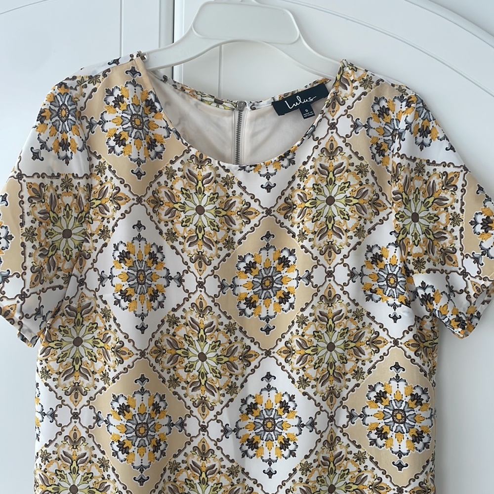 Lulu's Floral Patterned Dress - Picture 2 of 3